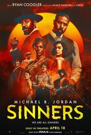 فيلم sinners يتصدر شباك التزاكر المحلي والعالمي بإيرادات وصلت 45,6 مليون دولار خلال ثلاثة أيام من عرضه. 1