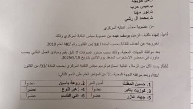 نقابة الفنانين السوريين تعلن شطب أربعة من أعضاء مجلسها المركزي 4 77 4