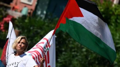 نجمة إيطالية تحمل العلم الفلسطيني .. شاهد 7 IMG 20250907 WA0010