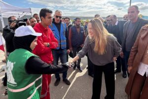 أنجلينا جولي تزور معبر رفح.. زيارة إنسانية لدعم غزة 3 IMG 20260106 WA0025