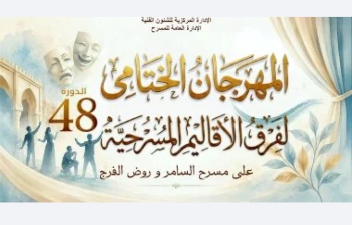 24 يونيو.. انطلاق الدورة 48 للمهرجان الختامي لفرق الأقاليم المسرحية 1 Screenshot 20260620 104718 com hihonor photos SlotAlbumActivity