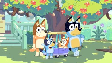 Bluey garden group 1