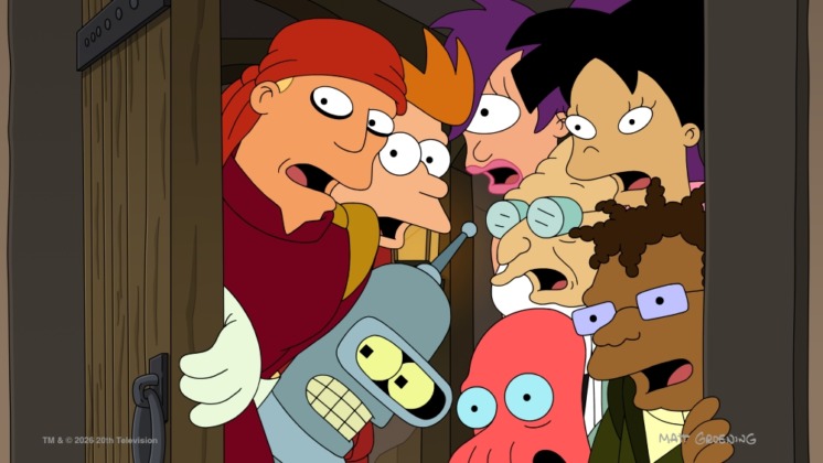 حصري.. مخرجو "فيوتشراما" الموسم 14 يكشفون عن شخصية جديدة باسم بروكي جي 1 Futurama 182192 0002 746x420 1
