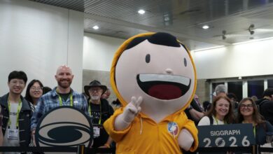 مؤتمر SIGGRAPH 2026 يختتم فعالياته.. أحدث ابتكارات الجرافيكس والواقع المعز 7 SIGGRAPH mascot Mavyn Vu c 2026 ACM SIGGRAPH